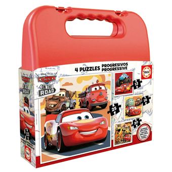 Puzzle Progressivo Educa Disney Pixar Cars 19677 | 12-16-20-25 Peças - 1