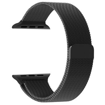 Bracelete Milanese Loop Antiimpacto para Apple Watch Series 8 45Mm Preto - 1