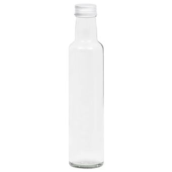 Garrafas de vidro pequenas com tampa de rosca vidaXL | 10 Peças | 260 ml - 1