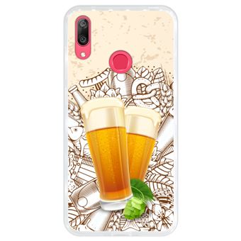 Capa Hapdey para Huawei Y7 2019 - Y7 Prime 2019 Design Cerveja em Silicone Flexível e TPU