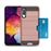 Capa Magunivers para Samsung Galaxy A50 e TPU Híbrido com Slot para Cartão Ouro Rosa_1