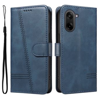 Capa FOXDOCK para OnePlus Nord CE 5 5G | Fecho Magnético | Compartimentos para Cartões e Suporte | Pele PU | À Prova de Choque | Azul - 1