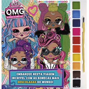 Lol Surprise Omg Livro Para Pintar Com Aquarela - 1