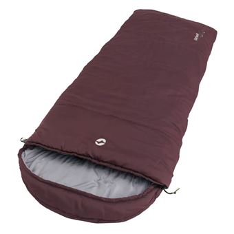 Saco-cama Outwell Campion Lux com fecho de correr esquerdo roxo - 1