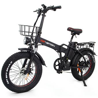 Bicicleta Elétrica DrVetion AT20 | Dobrável | Bateria Samsung de 10Ah | Travão a Óleo | Preta - 1