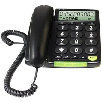 Telefone Analógico Doro PhoneEasy 312cs | Preto - 1