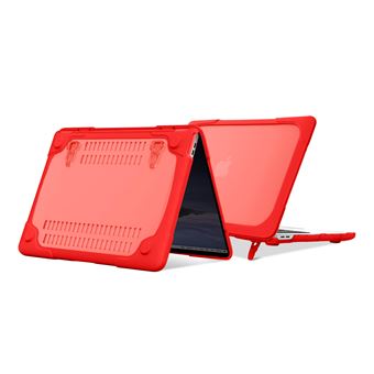 Capa Avizar para Macbook Pro 13'' 2020 Proteção Integral Rígida - Vermelho - 1