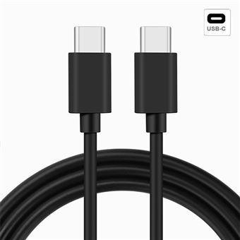 Cabo de Carregamento G4Mmento Type C to Type C FastCharge 45W Preto para Samsung Galaxy F42 5G - 1