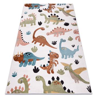 Tapete Infantil RugsX Fun Dino Dinossauros | Creme | 120X170 cm - 1