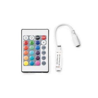 Controlador Mini para Fitas de LEDs RGB com Comando 12VDC Até 72W