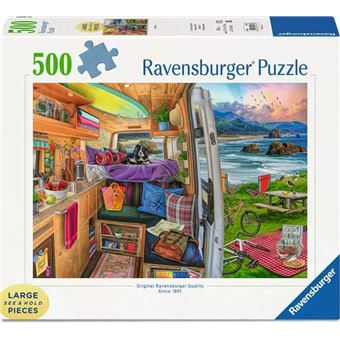 Puzzle Colorido Ravensburger  500 Large Pieces pièces -  500 p format large - Belle escapade | 500 Peças - 1