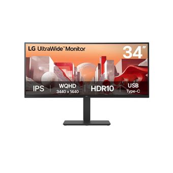 Monitor LG 34BA75QE-B | LCD | WQHD | 5 ms | 60 Hz | 34" | F - 1