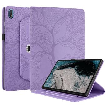 Capa Giratória 360° ZURSANA para Tablet Nokia T20 | Suporte Ajustável e Proteção Antichoque - Roxo - 1