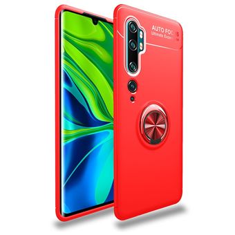 Capa Magunivers para Xiaomi Mi CC9 Pro/Mi Note 10/Note 10 Pro | TPU | anel - Vermelho
