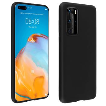 Capa Huawei P40 Pro | Flexível | Flexível | Anti-Choque | Acabamento Mate - Preto - 1