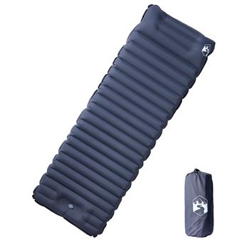 Colchão de campismo autoinsuflável vidaXL com almofada | 1 pessoa | cinza - 1