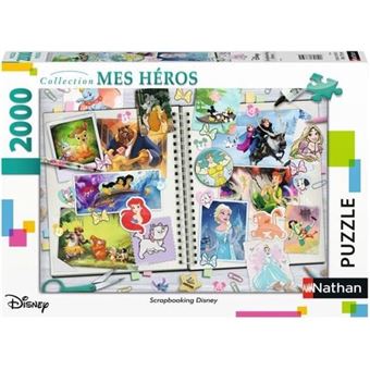 Puzzle NATHAN Scrapbooking Disney | 2000 Peças - 1