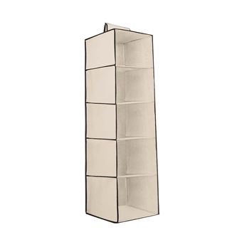 Organizador de Armário Suspenso e Dobrável Klack | 5 Prateleiras | 30x30x100 cm - 1