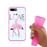 Capa Hapdey para iPhone 7 Plus - 8 Plus Design Flamingos Love Lasts Longer em Silicone Flexível e TPU Cor-de-Rosa_3