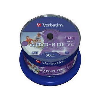 Verbatim DVD+R DL Wide Inkjet Printable 8x - DVD Gravável - Compra na ...