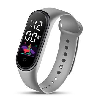 Pulseira Desportiva CO-Phénix para Crianças | À Prova D'água | Cinzento 25 - 1