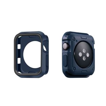 Capa de Proteção Reforçada Gift4Me para Apple Watch SE (2022) | 44 mm - Azul Escuro / Preto - 1