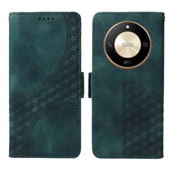 Capa FLOODKING para Honor X9B | Design Acolchoado | Couro PU Premium | Verde - 1