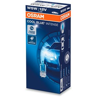 Kit 10 Lâmpadas Auto OSRAM Cool Blue Intense W5W 12V/5W - 1