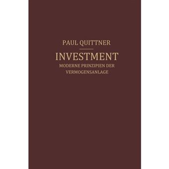 Investment - Moderne Prinzipien Der Vermogensanlage - Paperback / softback - 0 - 1