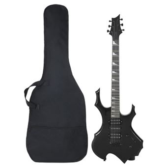 Guitarra elétrica vidaXL | para iniciantes com saco 4/4 39" preto - 1