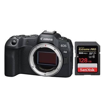 Canon EOS R8 Body+SanDisk 128GB Extreme Pro SDXC UHS-II U3 300MB/s - 1