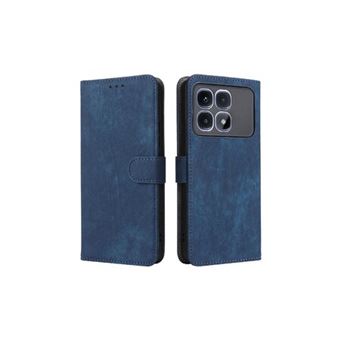 Capa Nanlin para Xiaomi Redmi K70 Ultra com fecho magnético | Pele Sintética | Compartimentos para cartões | Bloqueio RFID - Azul - 1