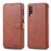 Capa PU marrom para Samsung Galaxy A50_0