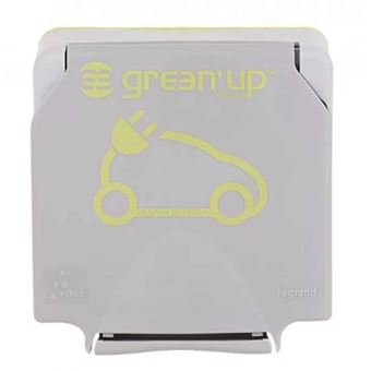 Tomada isolante saliente Legrand Green Up Access - 3,7kW Modo 1 e 2. IP55 - IK08 090472 - 1