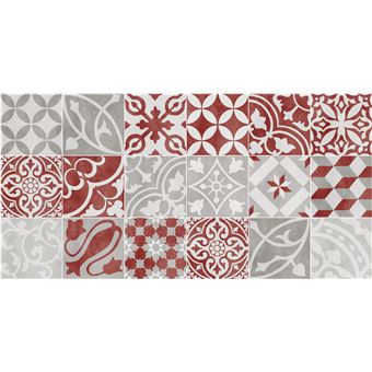 Tapete de Vinil VINILIKO Antique Rojo | 50x100 cm - 1