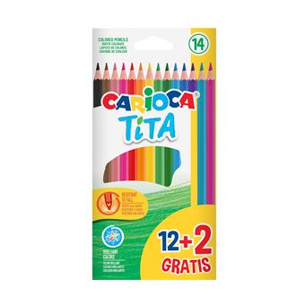 Lápis de Cor Carioca Tita Edicao Especial | Caixa com 12 + 2 - 1