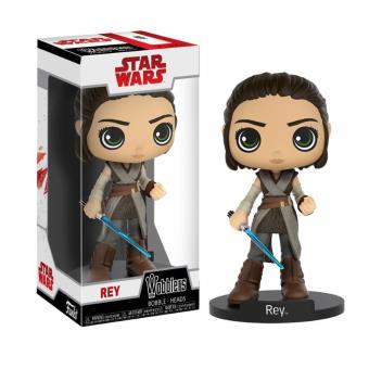 Figura Bobble Head Star Wars Les Derniers Jedi - Rey Wobblers 15cm - 1