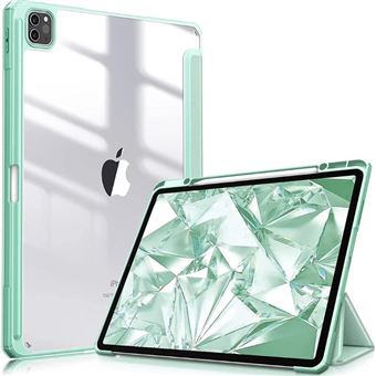 Capa Crystal Folio Antiimpacto para Ipad Pro 13 M4 2024 | Verde Claro - 1