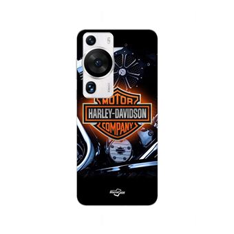 Capa Maniacase para Huawei P60 Pro | Logotipo Das Motas Harley Davidson - 1