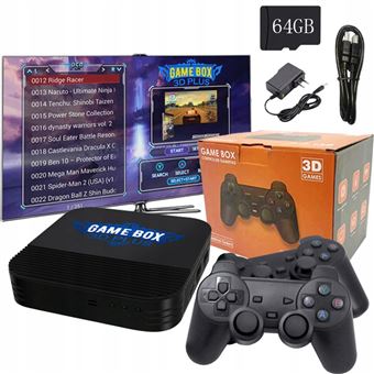 Consola de Jogos LKC i3s 3D Retro TV | 30000 Jogos | 64GB | 2 Tapetes de Jogo - 1