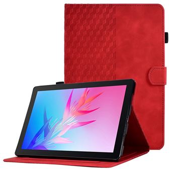 Capa PU, ,com suporte de cartão Magunivers para Huawei Enjoy Tablet 2 10.1/MatePad T 10 9.7''/T 10S 10.1''/Honor Pad 6 10.1-inch/Pad X6 9.7'' - vermelho - 1
