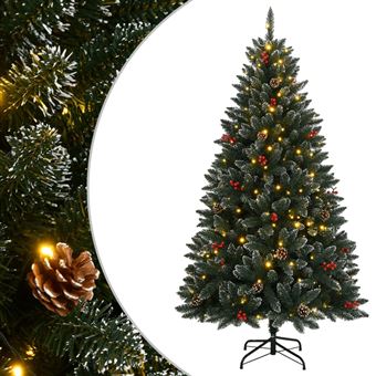 Árvore de Natal artificial vidaXL com 150 luzes LED | 120 cm - 1
