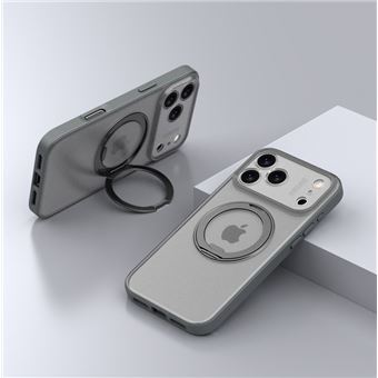 Capa Protetora com Suporte 360° Magnético MagSafe QT12 V-REEL para iPhone 14 Pro Max - Cinza - 1