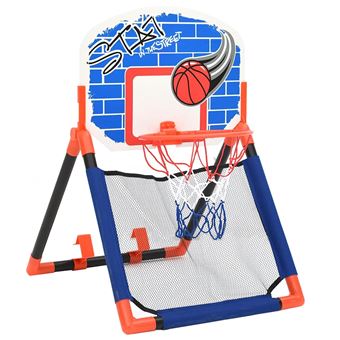 Conjunto de basquetebol multifuncional infantil Piso e Parede vidaXL - 1