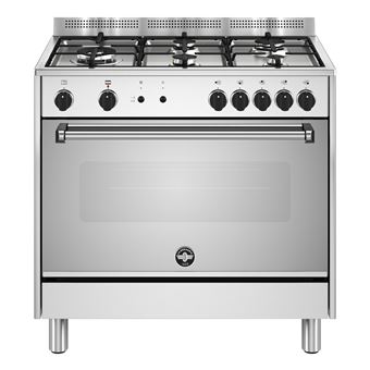 Fogão Bertazzoni La Germania Americana AMN965LGXV/24 | 89.7 cm | 5 Zonas | A+ | Aço inoxidável - 1