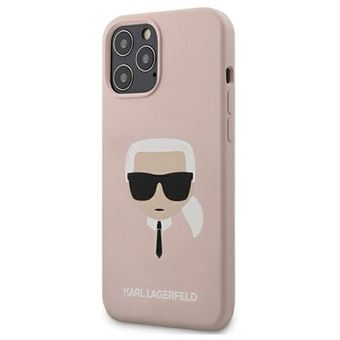 Capa Original TPU Karl Lagerfeld Luxo para Iphone 12 Pro Max Rosa - 1