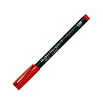 Marcador Permanente Plus ''Uf'' - Vermelho - 1