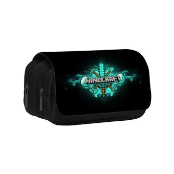 Estojo DreamWorks | Minecraft | 20 x 10 x 7.5 cm | Preto 5150 - 1