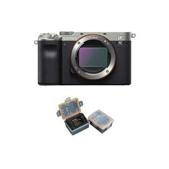 Sony Alpha A7C Corpo Prata + Bateria Kingma 2000mAh (Sony NP-FZ100) - 1