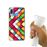 Capa Hapdey para Samsung Galaxy A40 2019 Design Abstrato Mosaicos Geométricos Modernos em Silicone Flexível e TPU_3